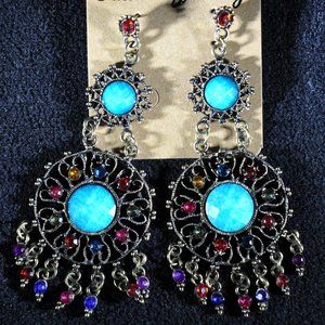 Bohemian vintage style earrings